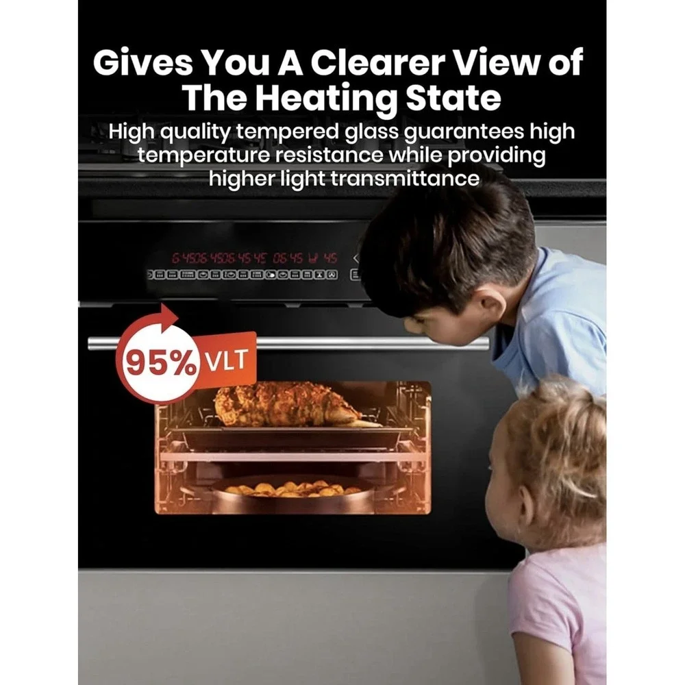 W10535767 Range Oven Door Inner Glass Compatible with Amana Whirlpool Gas Range‎